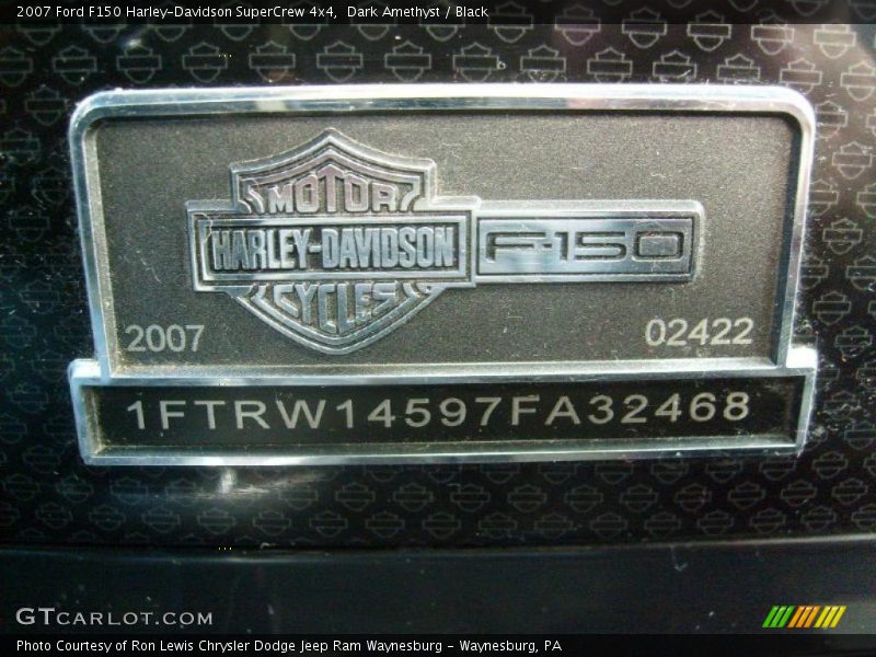  2007 F150 Harley-Davidson SuperCrew 4x4 Logo