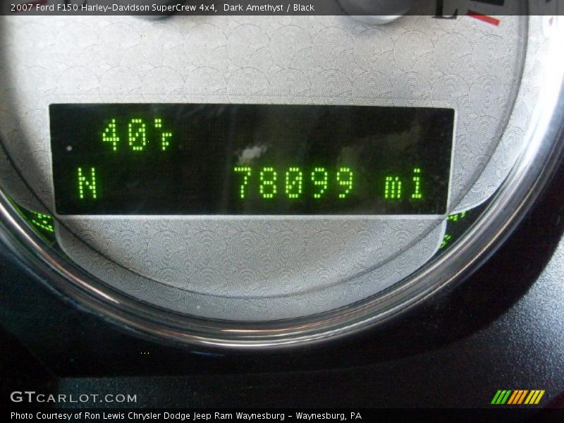 Dark Amethyst / Black 2007 Ford F150 Harley-Davidson SuperCrew 4x4