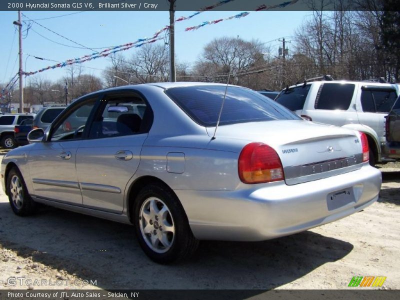 Brilliant Silver / Gray 2000 Hyundai Sonata GLS V6