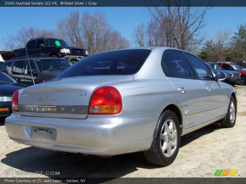 Brilliant Silver / Gray 2000 Hyundai Sonata GLS V6