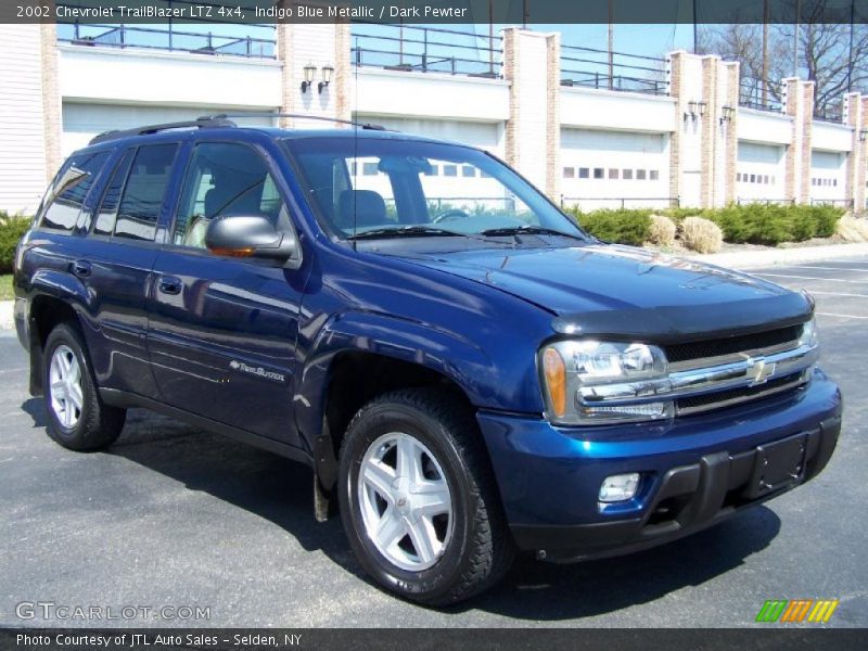 Indigo Blue Metallic / Dark Pewter 2002 Chevrolet TrailBlazer LTZ 4x4