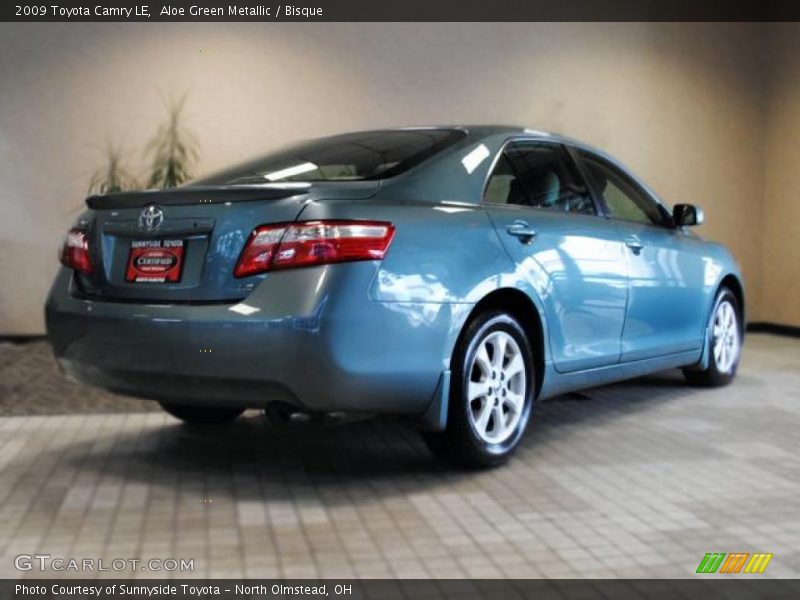Aloe Green Metallic / Bisque 2009 Toyota Camry LE
