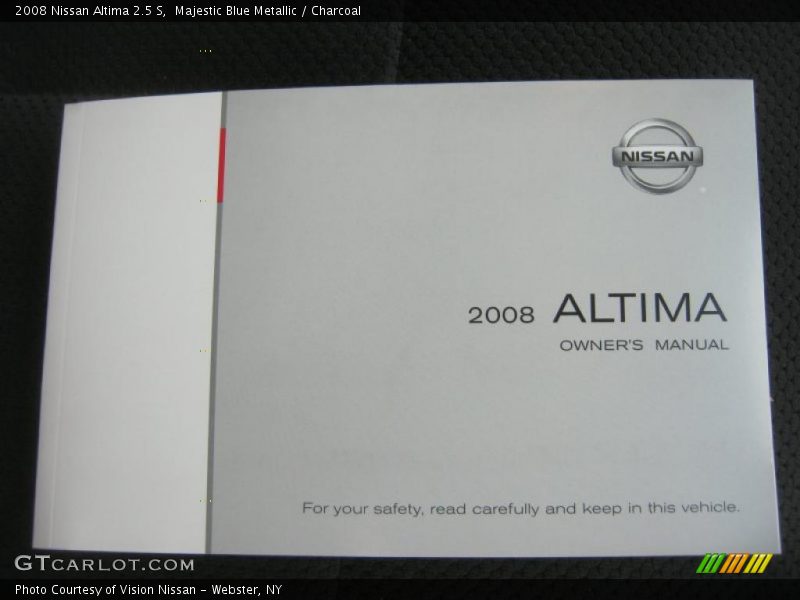 Majestic Blue Metallic / Charcoal 2008 Nissan Altima 2.5 S