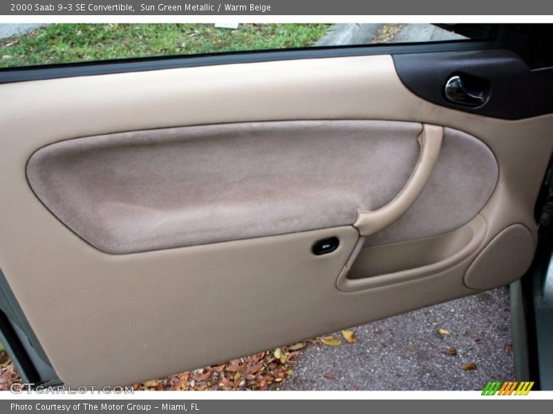 Door Panel of 2000 9-3 SE Convertible