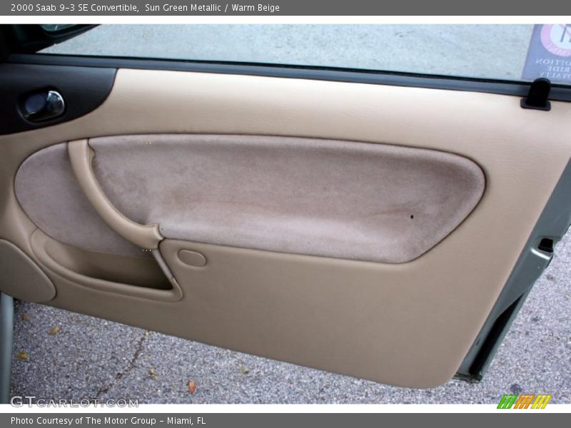 Door Panel of 2000 9-3 SE Convertible