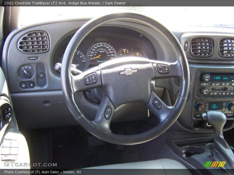 Indigo Blue Metallic / Dark Pewter 2002 Chevrolet TrailBlazer LTZ 4x4