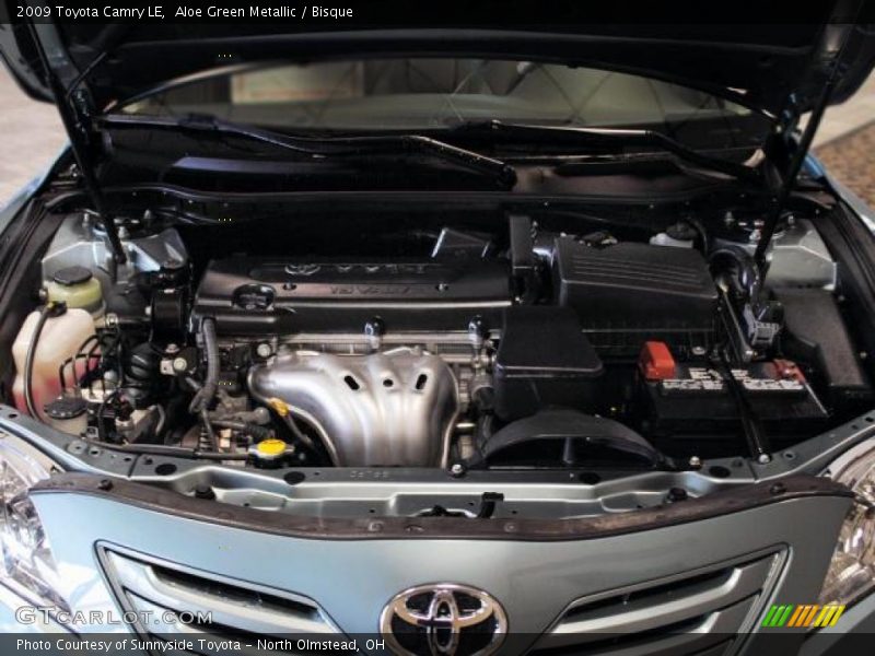 Aloe Green Metallic / Bisque 2009 Toyota Camry LE