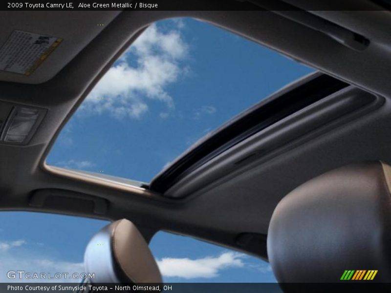 Aloe Green Metallic / Bisque 2009 Toyota Camry LE