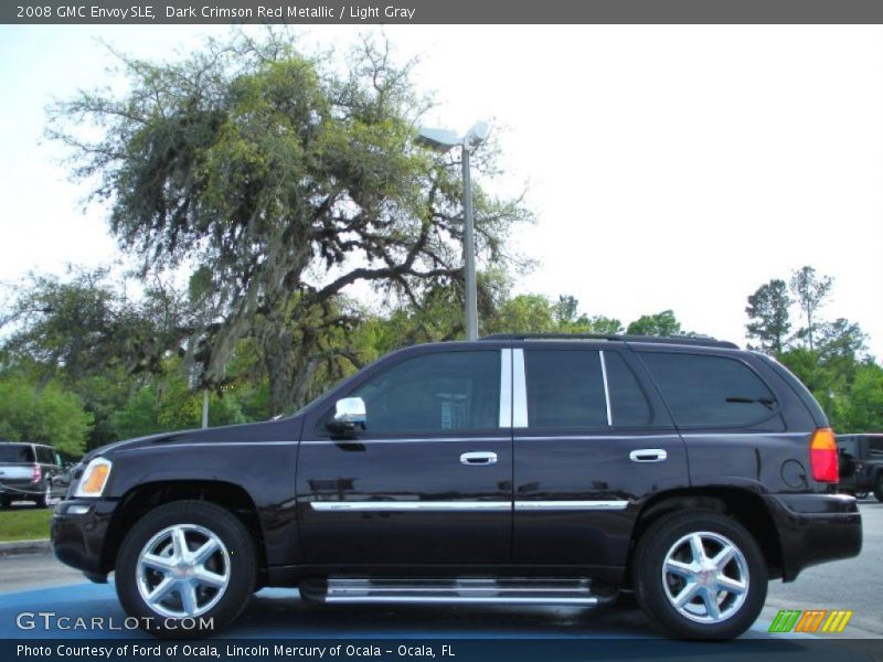 Dark Crimson Red Metallic / Light Gray 2008 GMC Envoy SLE