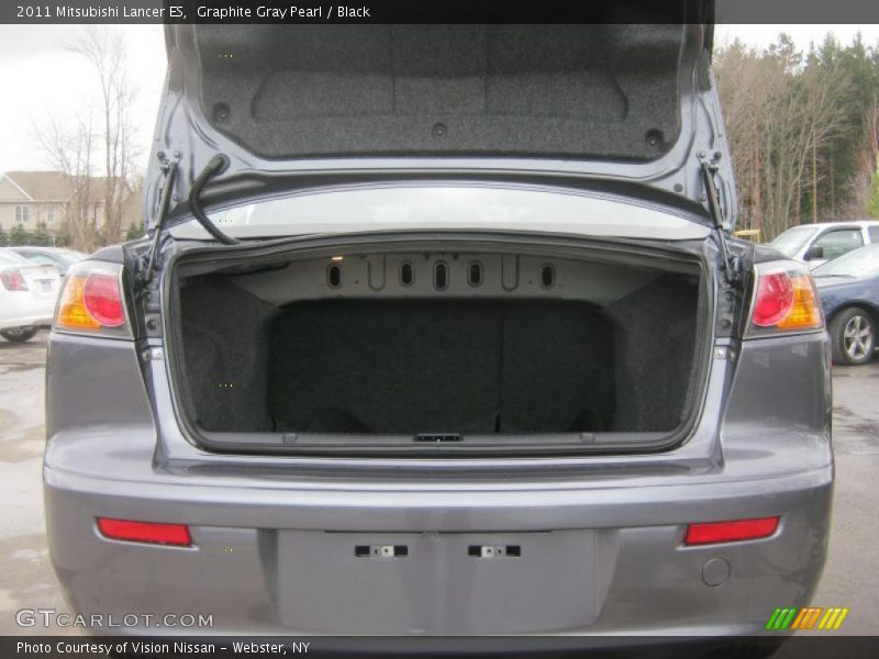 Graphite Gray Pearl / Black 2011 Mitsubishi Lancer ES