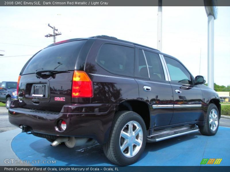 Dark Crimson Red Metallic / Light Gray 2008 GMC Envoy SLE