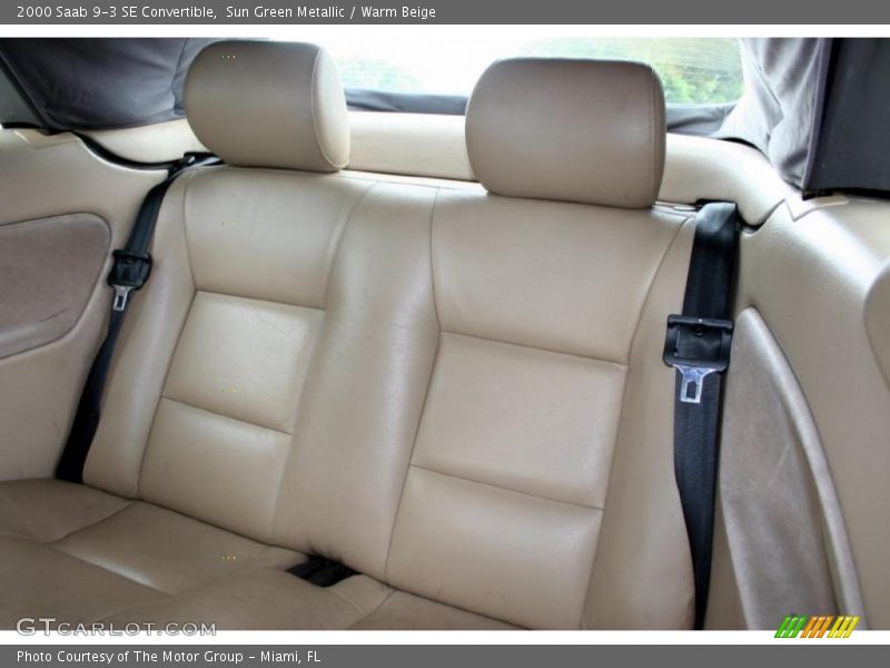  2000 9-3 SE Convertible Warm Beige Interior
