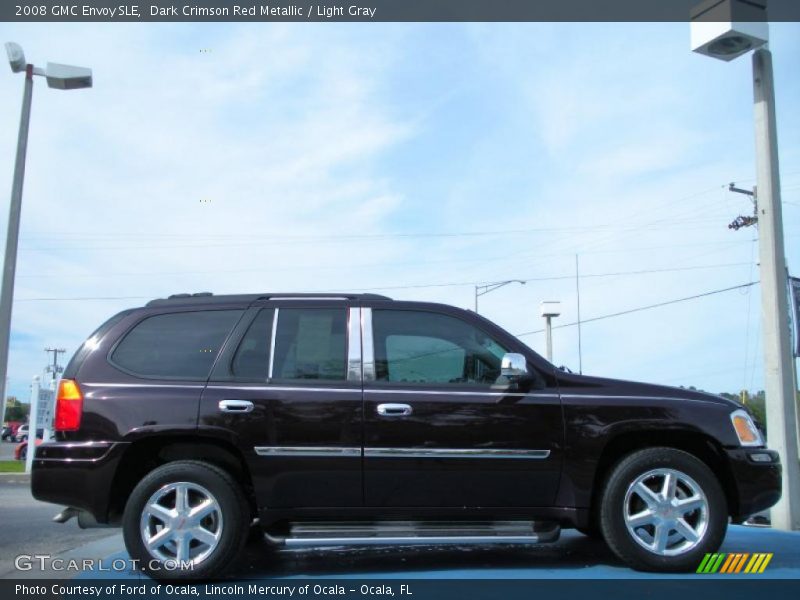 Dark Crimson Red Metallic / Light Gray 2008 GMC Envoy SLE