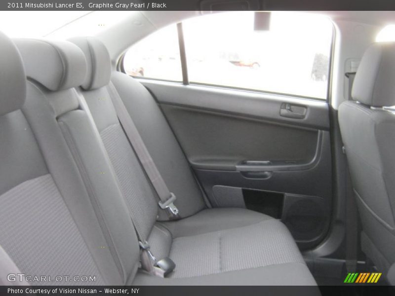 Graphite Gray Pearl / Black 2011 Mitsubishi Lancer ES