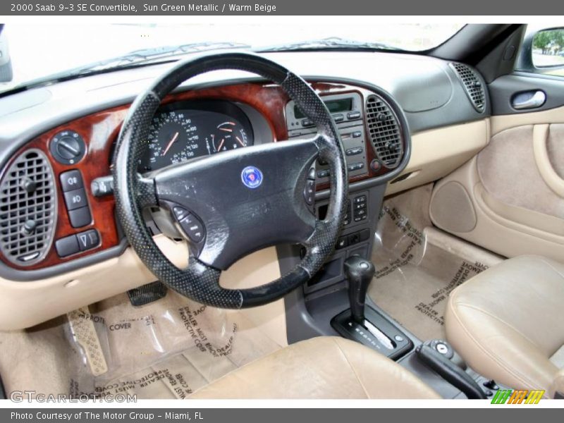  2000 9-3 SE Convertible Warm Beige Interior