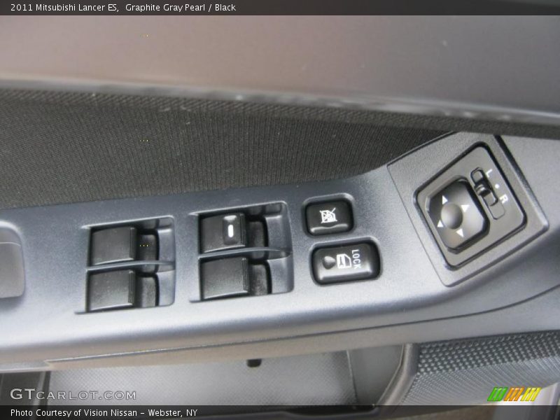 Graphite Gray Pearl / Black 2011 Mitsubishi Lancer ES