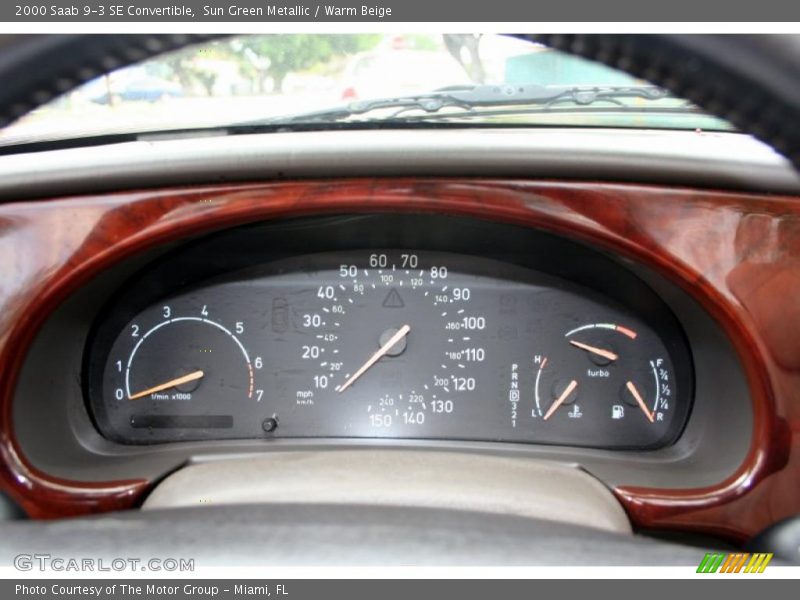  2000 9-3 SE Convertible SE Convertible Gauges