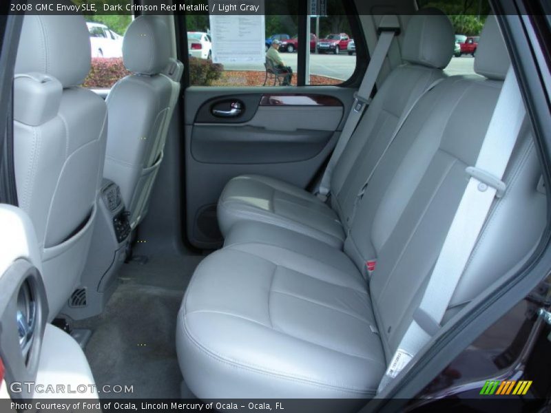 Dark Crimson Red Metallic / Light Gray 2008 GMC Envoy SLE