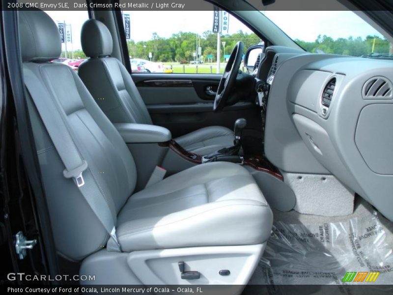 Dark Crimson Red Metallic / Light Gray 2008 GMC Envoy SLE