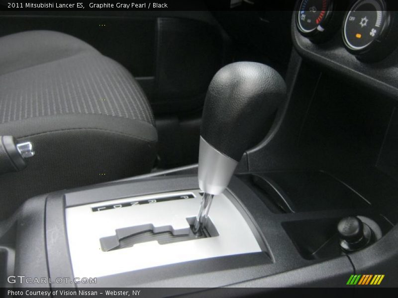 Graphite Gray Pearl / Black 2011 Mitsubishi Lancer ES