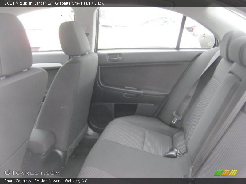 Graphite Gray Pearl / Black 2011 Mitsubishi Lancer ES