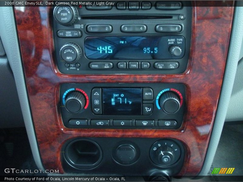 Dark Crimson Red Metallic / Light Gray 2008 GMC Envoy SLE