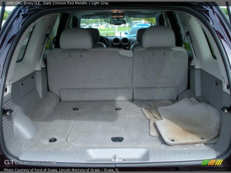 Dark Crimson Red Metallic / Light Gray 2008 GMC Envoy SLE
