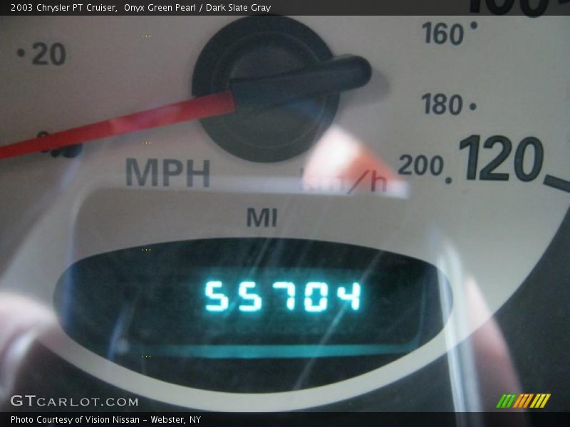 Onyx Green Pearl / Dark Slate Gray 2003 Chrysler PT Cruiser