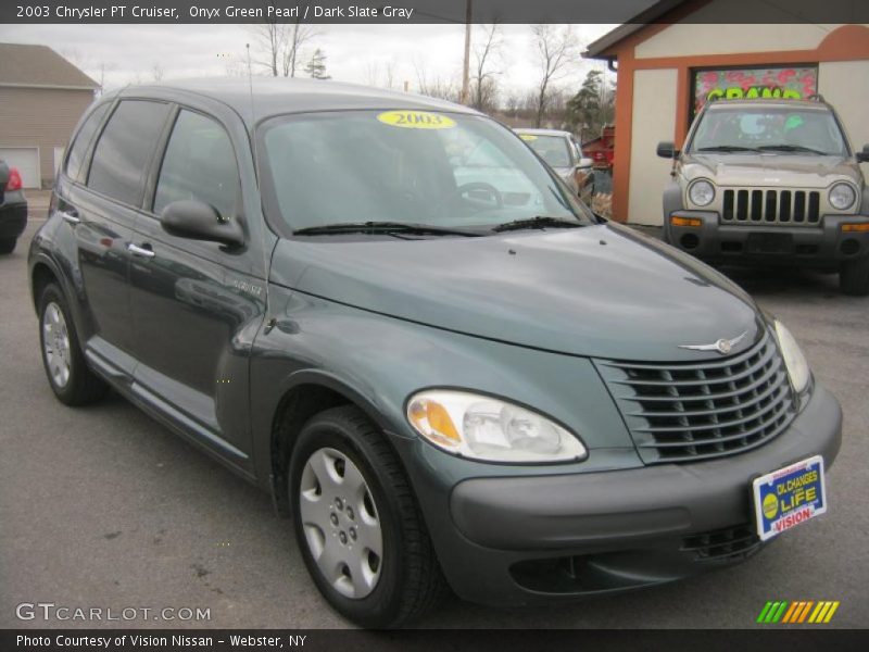 Onyx Green Pearl / Dark Slate Gray 2003 Chrysler PT Cruiser