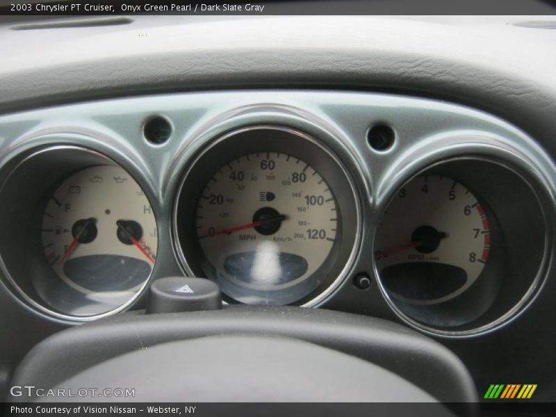 Onyx Green Pearl / Dark Slate Gray 2003 Chrysler PT Cruiser