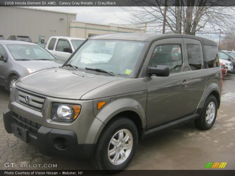 Galaxy Gray Metallic / Gray/Black 2008 Honda Element EX AWD