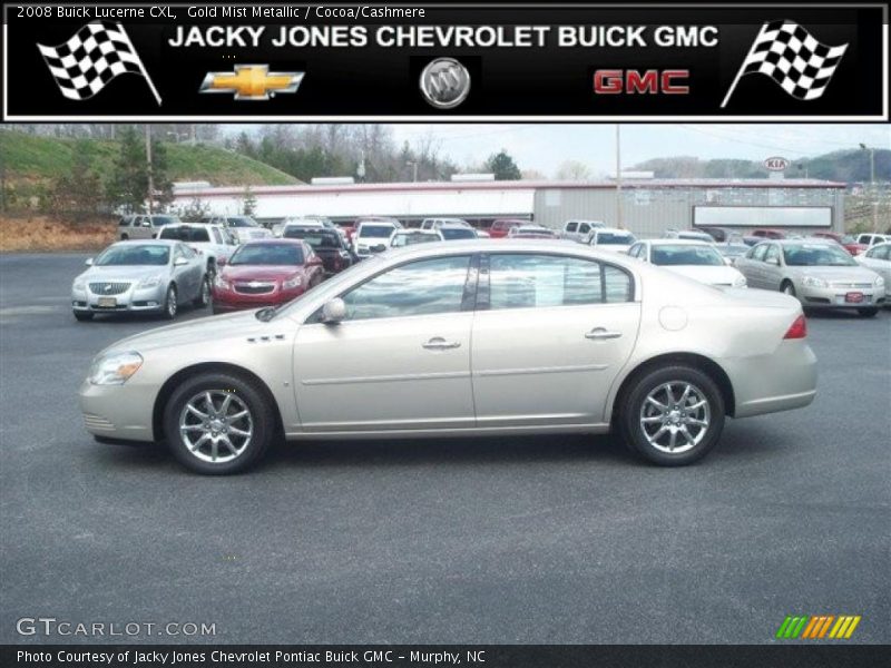 Gold Mist Metallic / Cocoa/Cashmere 2008 Buick Lucerne CXL