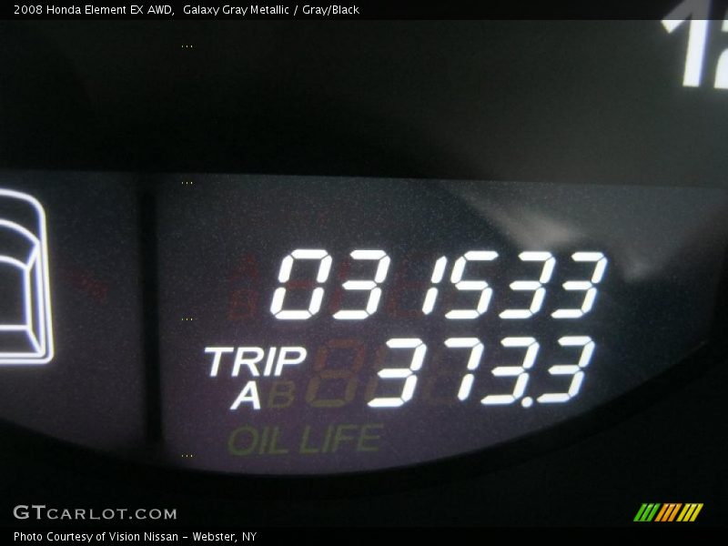 Galaxy Gray Metallic / Gray/Black 2008 Honda Element EX AWD
