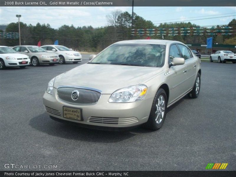 Gold Mist Metallic / Cocoa/Cashmere 2008 Buick Lucerne CXL