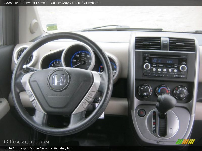 Galaxy Gray Metallic / Gray/Black 2008 Honda Element EX AWD