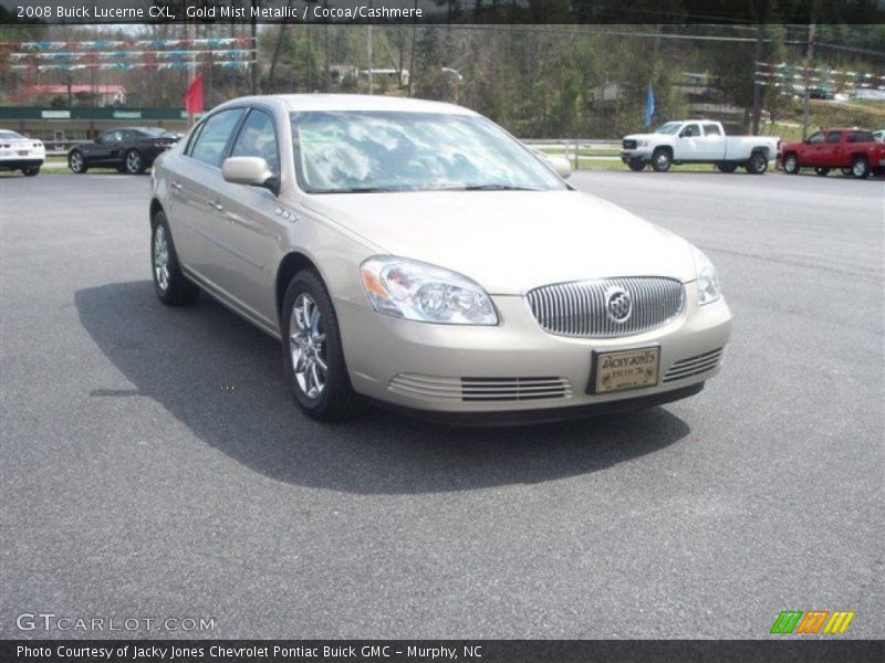 Gold Mist Metallic / Cocoa/Cashmere 2008 Buick Lucerne CXL