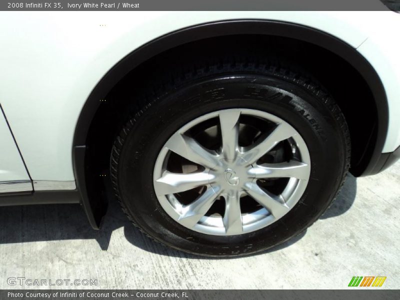 Ivory White Pearl / Wheat 2008 Infiniti FX 35
