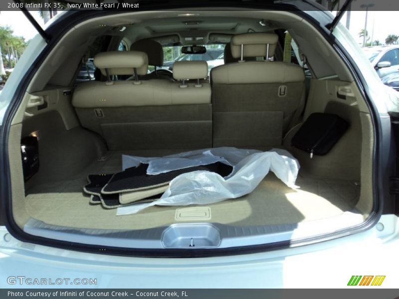 Ivory White Pearl / Wheat 2008 Infiniti FX 35