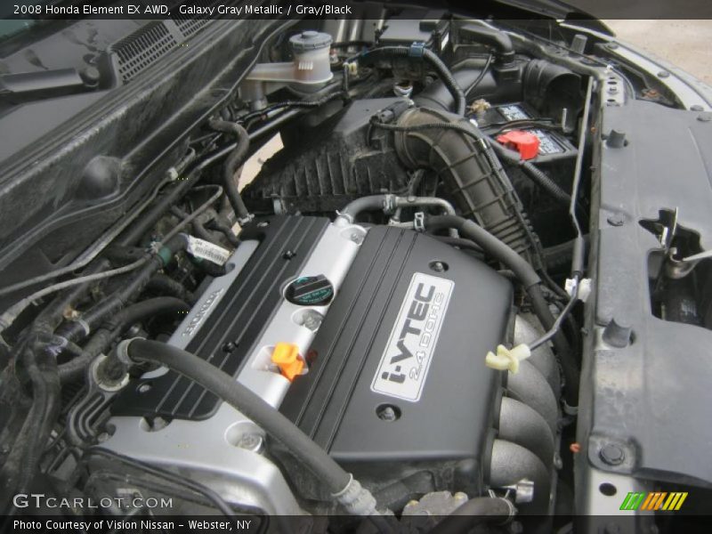 Galaxy Gray Metallic / Gray/Black 2008 Honda Element EX AWD