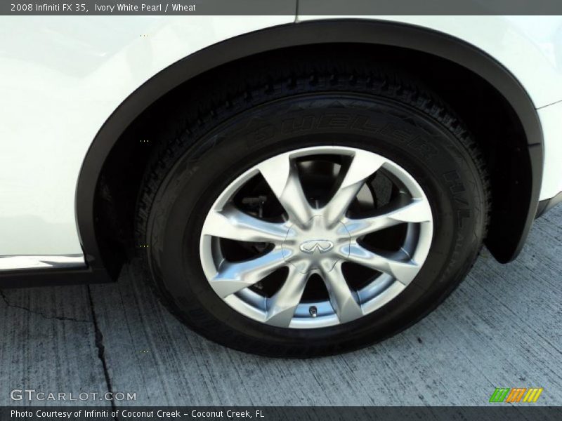 Ivory White Pearl / Wheat 2008 Infiniti FX 35