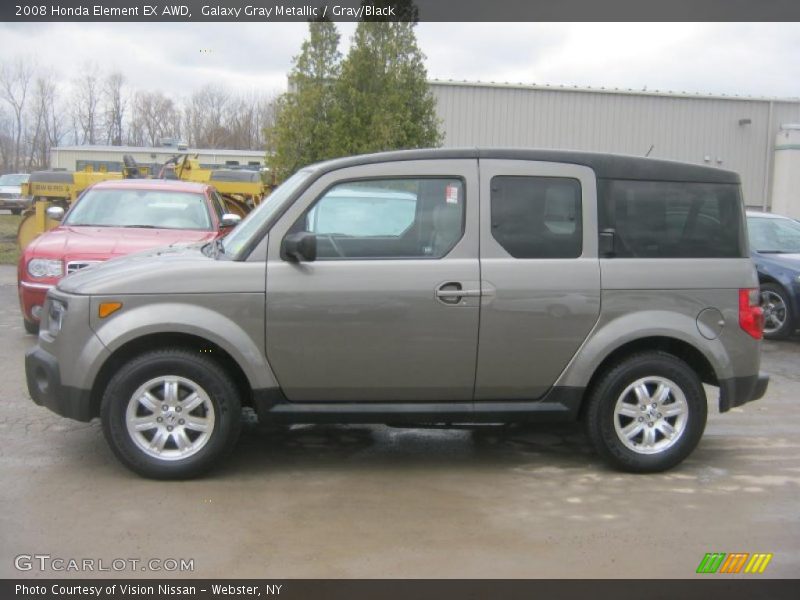 Galaxy Gray Metallic / Gray/Black 2008 Honda Element EX AWD