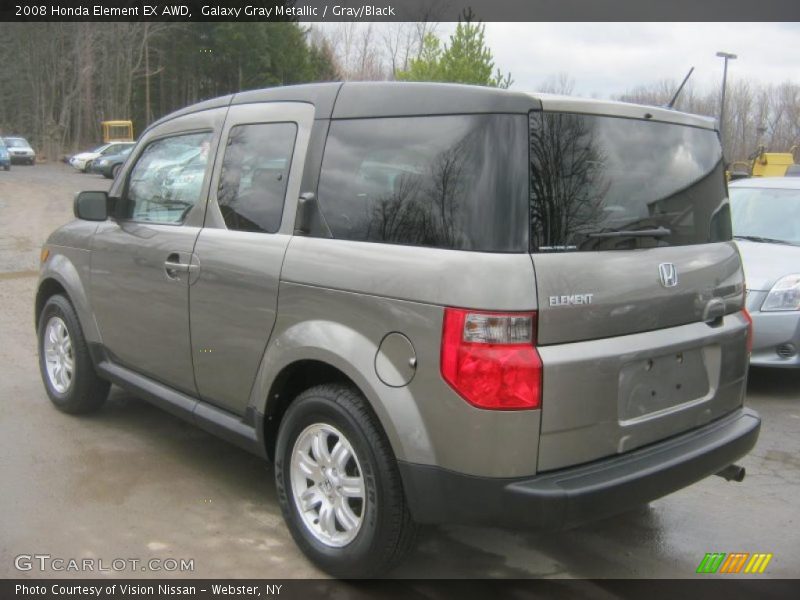 Galaxy Gray Metallic / Gray/Black 2008 Honda Element EX AWD