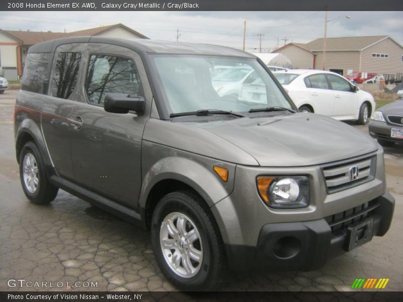 Galaxy Gray Metallic / Gray/Black 2008 Honda Element EX AWD