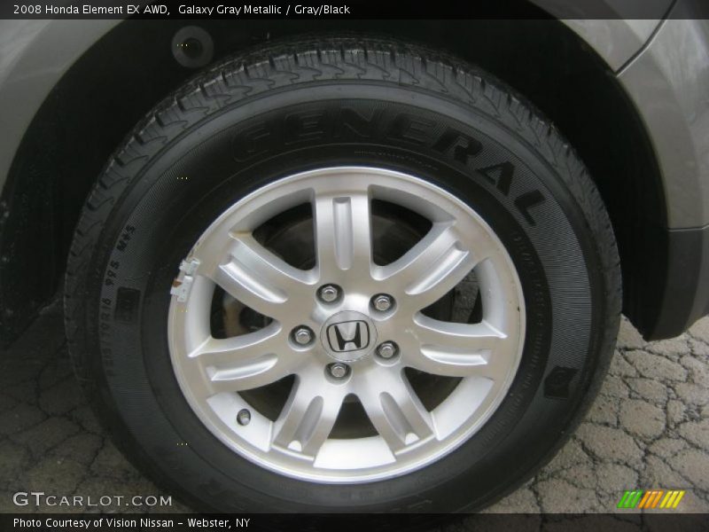 Galaxy Gray Metallic / Gray/Black 2008 Honda Element EX AWD