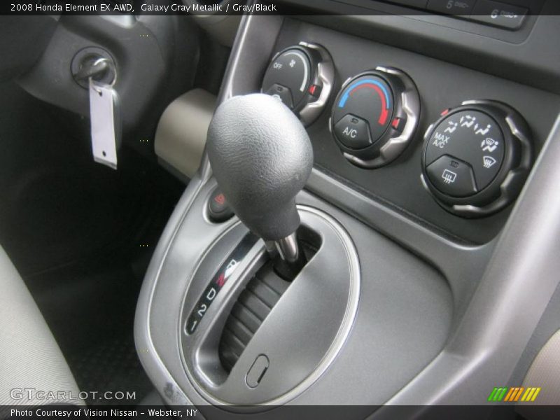 Galaxy Gray Metallic / Gray/Black 2008 Honda Element EX AWD