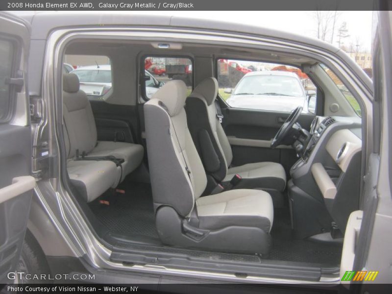 Galaxy Gray Metallic / Gray/Black 2008 Honda Element EX AWD