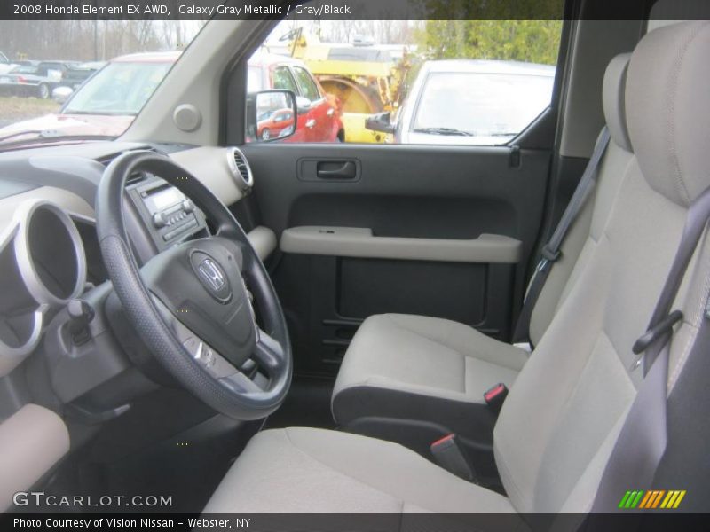 Galaxy Gray Metallic / Gray/Black 2008 Honda Element EX AWD