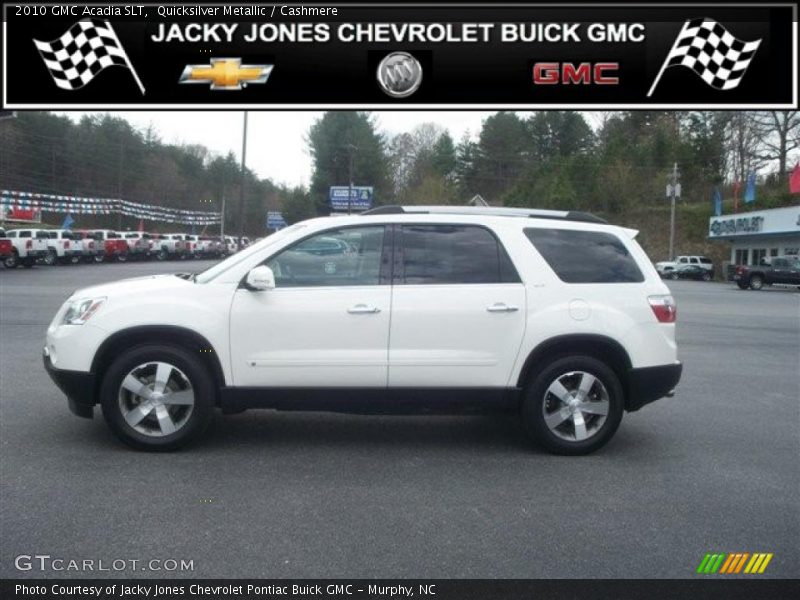 Quicksilver Metallic / Cashmere 2010 GMC Acadia SLT