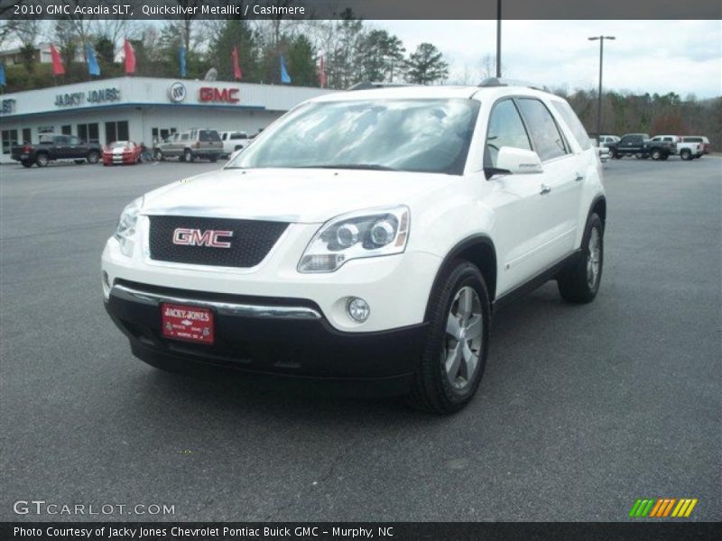 Quicksilver Metallic / Cashmere 2010 GMC Acadia SLT