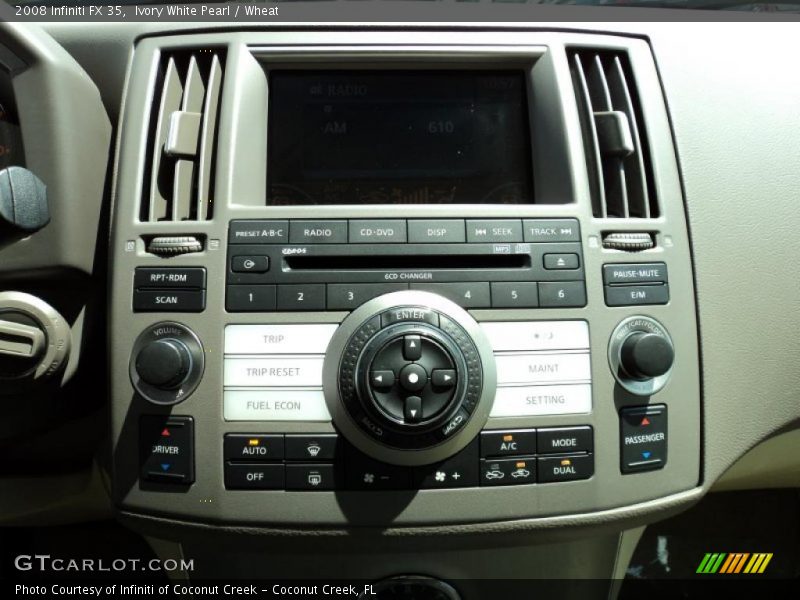 Ivory White Pearl / Wheat 2008 Infiniti FX 35